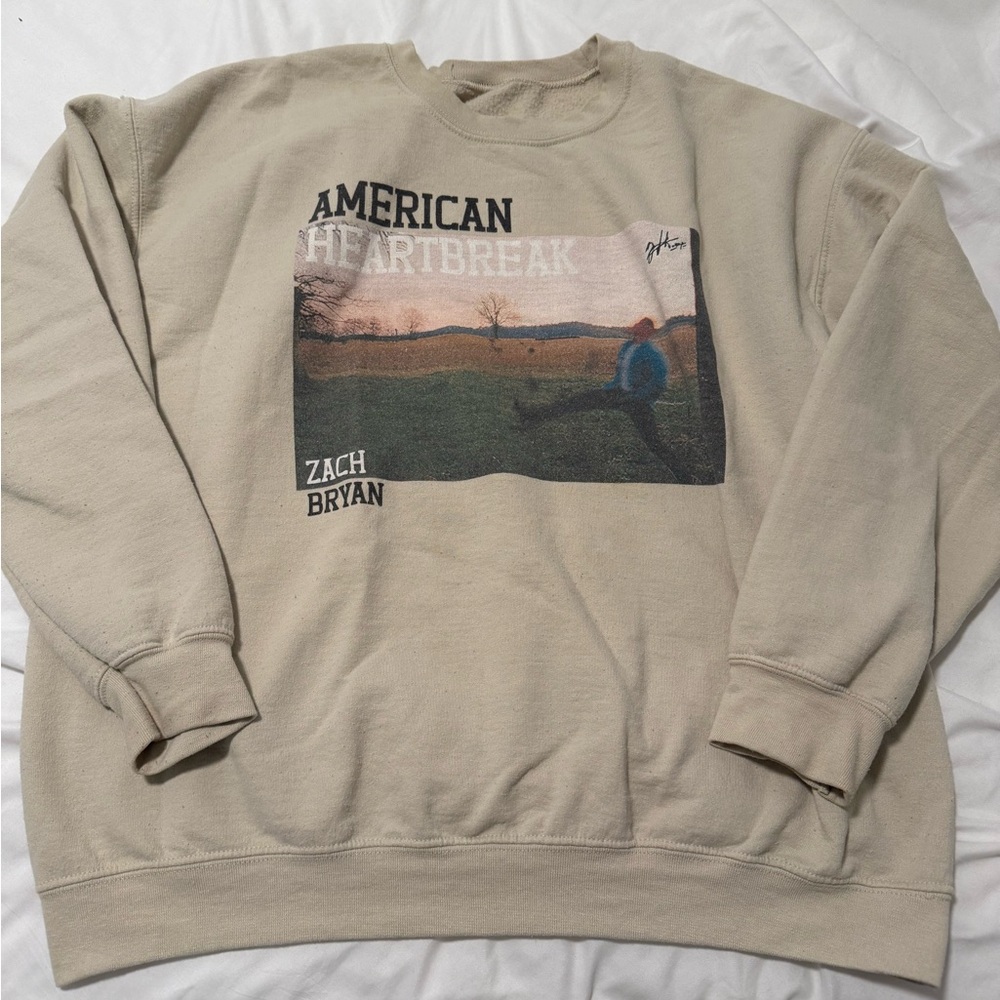 American Heartbreak Beige Sweater